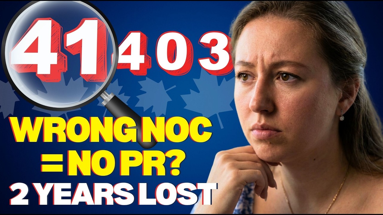 Don't Lose EVERYTHING Over One NOC Code Mistake | Canada Express Entry 2026