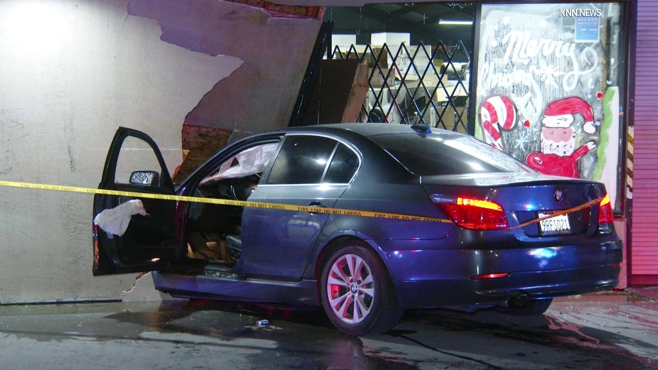 Vehicle Crashes Into Closed Baldwin Park Business