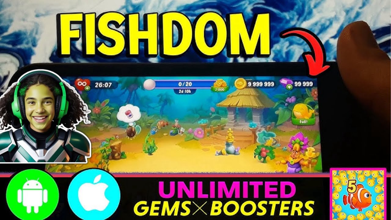 Fishdom Hack 2025 - How To Get Free Diamonds & Coins in Fishdom Easily