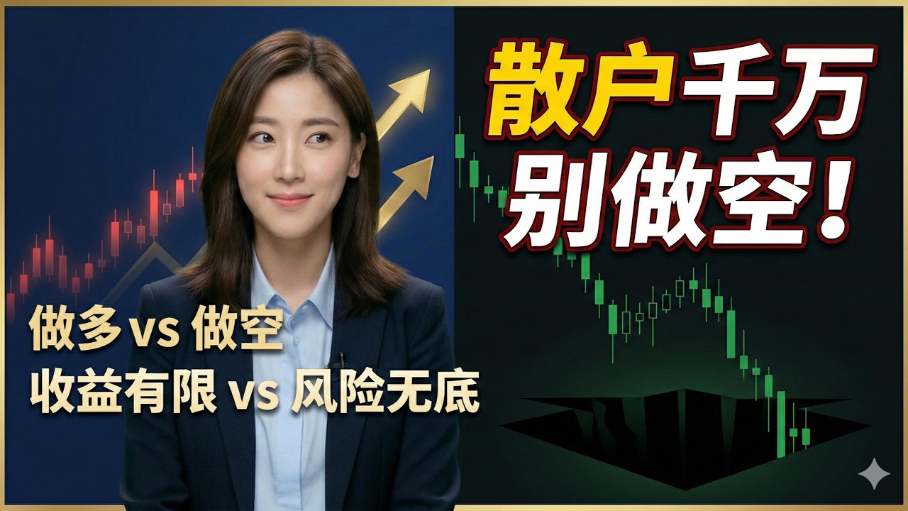 做多vs做空： 為什麼散戶最好不要輕易做空？