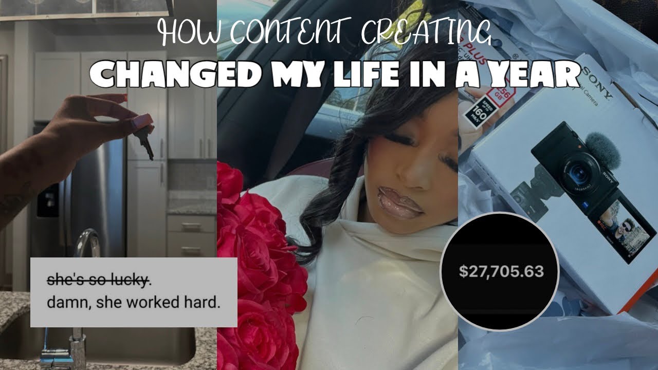HOW CONTENT CREATING CHANGED MY LIFE IN A YEAR: mindset + growth