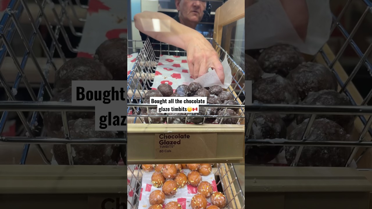 Tim Hortons #shorts #shortsvideo #fyp #timbits #timhortons #donuts