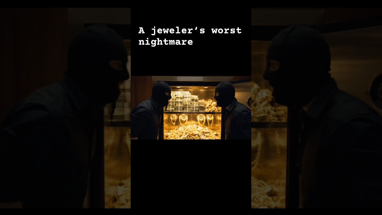 When a jewelry store gets robbed #jewelry #gold #diamond #hiest