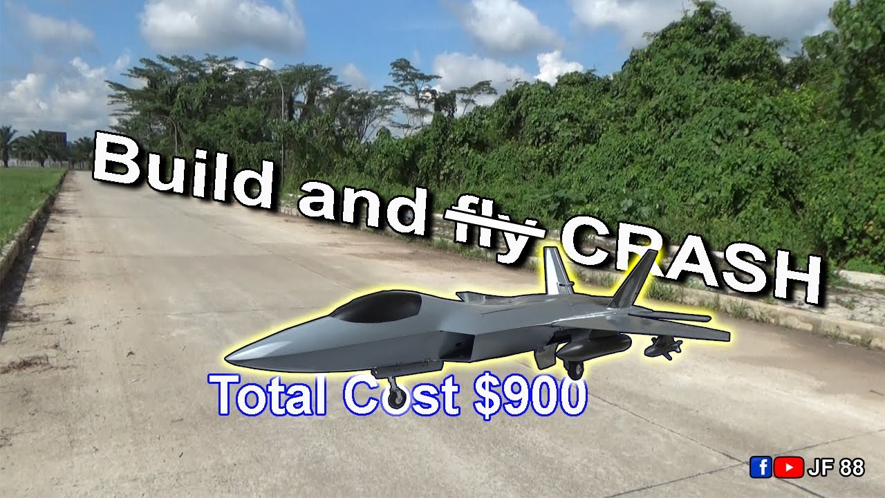 How I Built RC Fighter Jet With fiberglass | Crashed during Test Flight