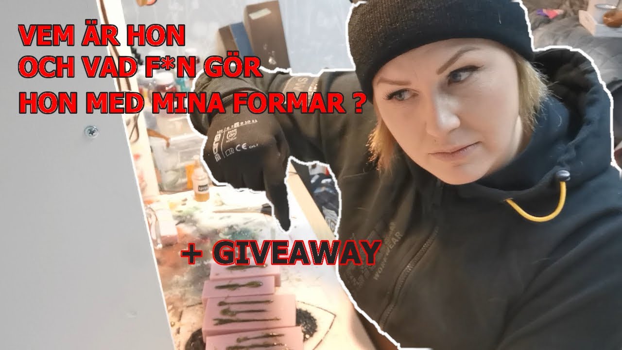 ELIN TAR ÖVER KANALEN!! Nybörjare gjuter jiggar. OCH MÅSTE PIMPA BILEN?