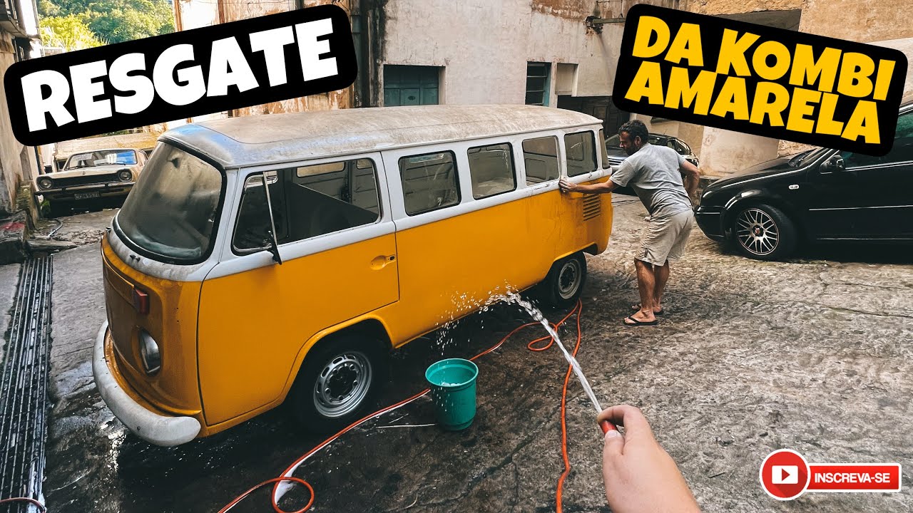 RESGATEI ELA DEPOIS DE ALGUNS ANOS ABANDONADA! *kombi clipper & fusca 60*