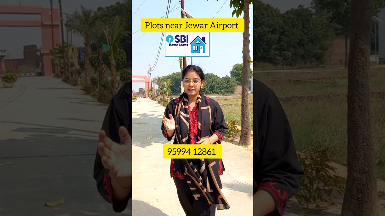 Plots near Jewar Airport ll jewar Airport ke pass plot #plot #property #house #trending