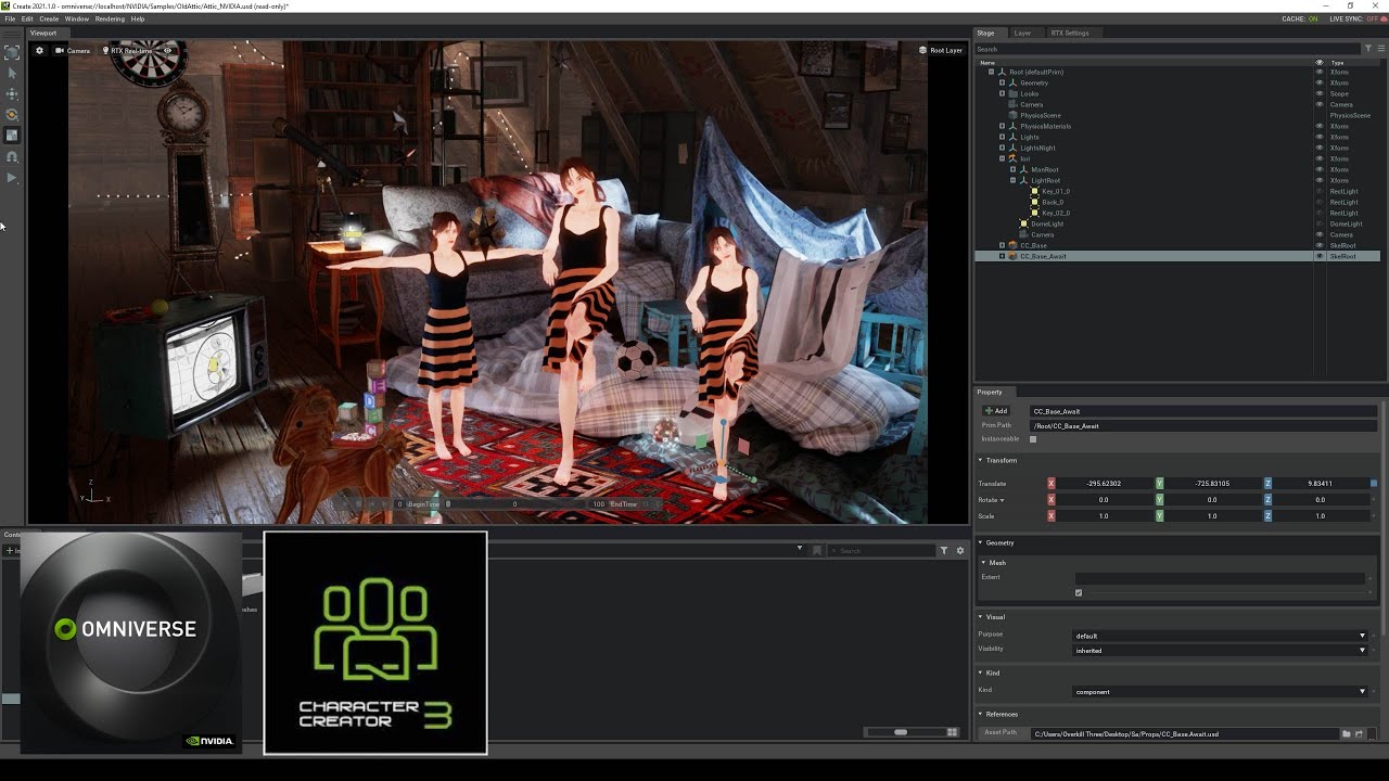 reallusion character to nvidia omniverse