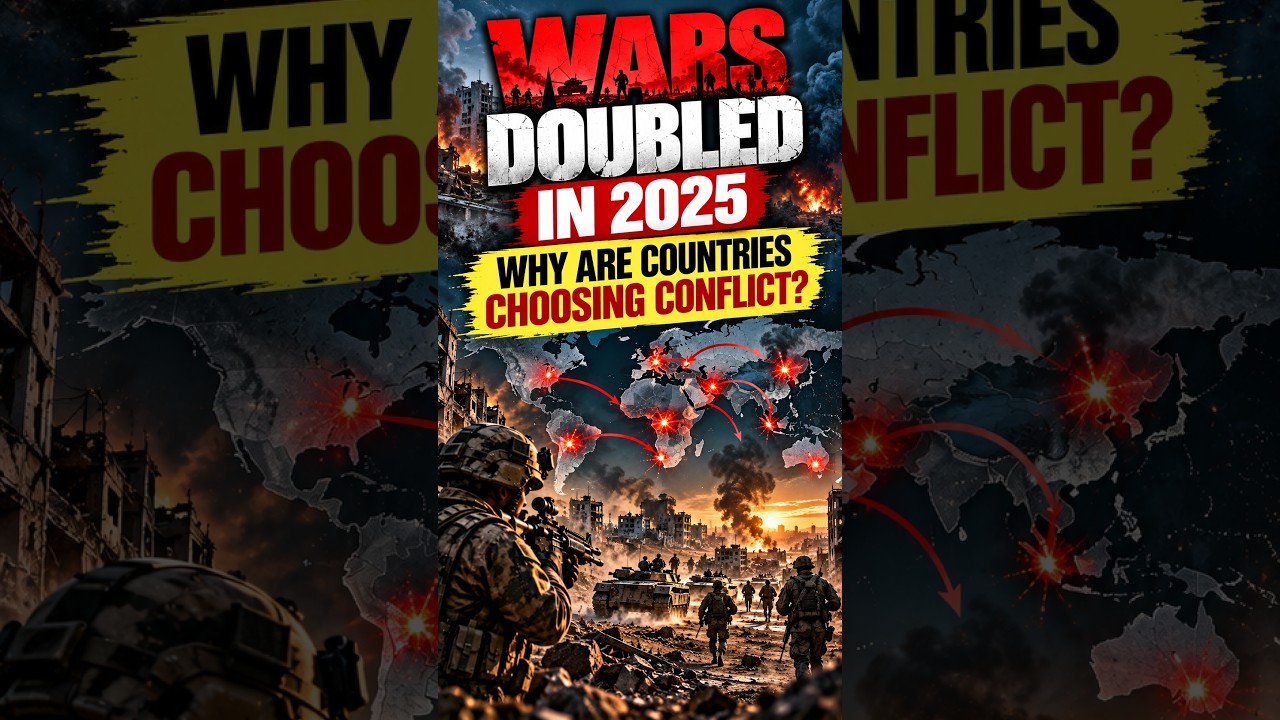 Wars Doubled in 2025: Why Are Countries Choosing Conflict? #SIPRI #GlobalConflicts #War