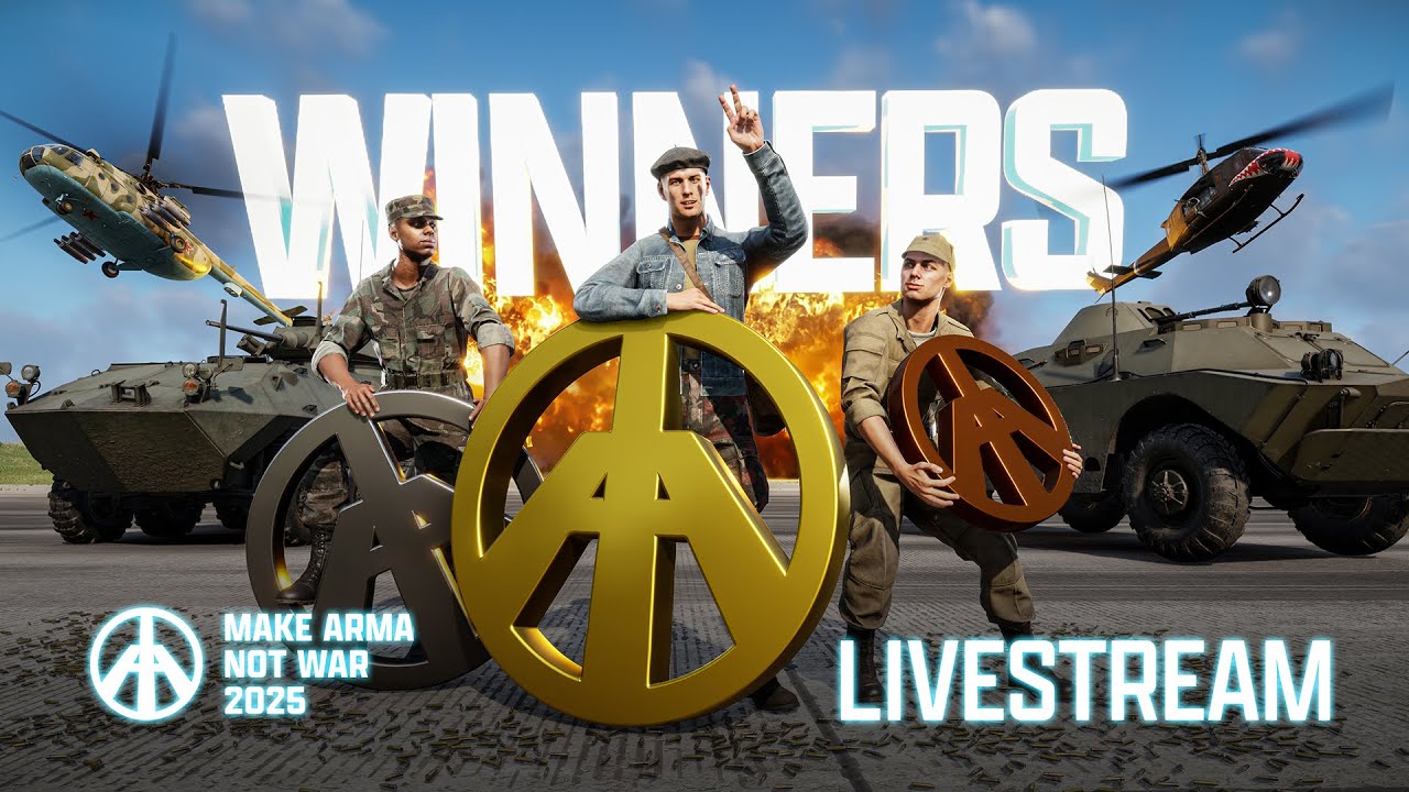 Make Arma Not War 2025 Winners Announcement Livestream