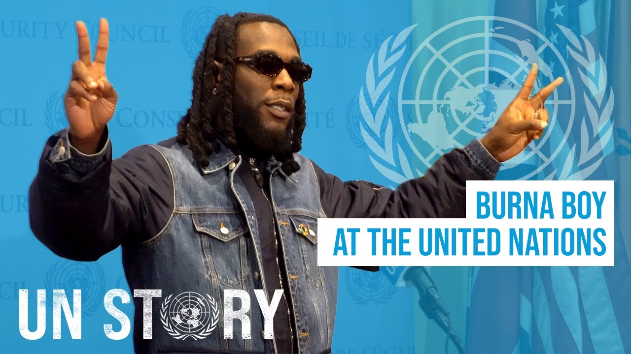 Burna Boy at United Nations Headquarters in NYC | April 2022 | UN Story
