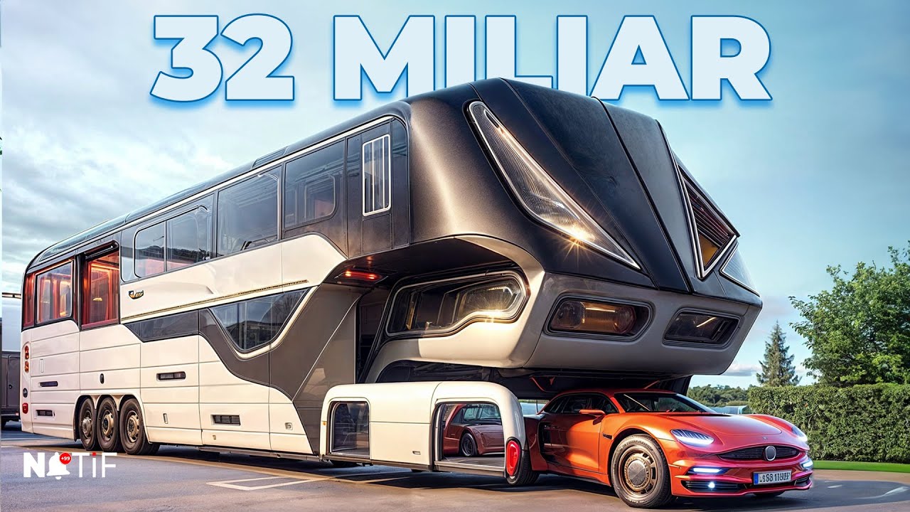 BUS SEHARGA HOTEL BINTANG 5 - Inilah Rumah Mobil Paling Mewah Di Dunia, Punya Garasi Mobil