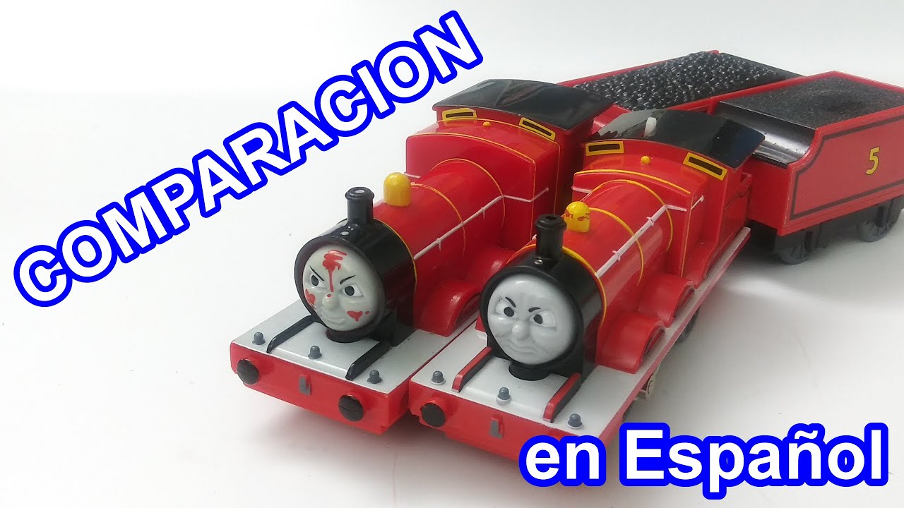 Thomas y sus amigos Trackmaster comparacion de Flip face James