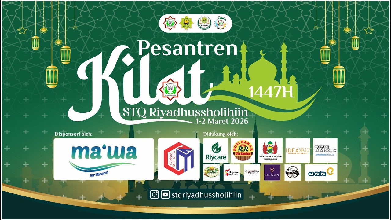 Pembukaan Pesantren Kilat & Kajian Wali Murid STQR - Ahad 1 Maret 2026