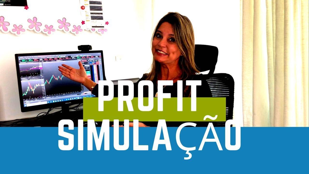 Profit Trader: abertura de gr&aacute;fico, modo simula&ccedil;&atilde;o e replay de mercado