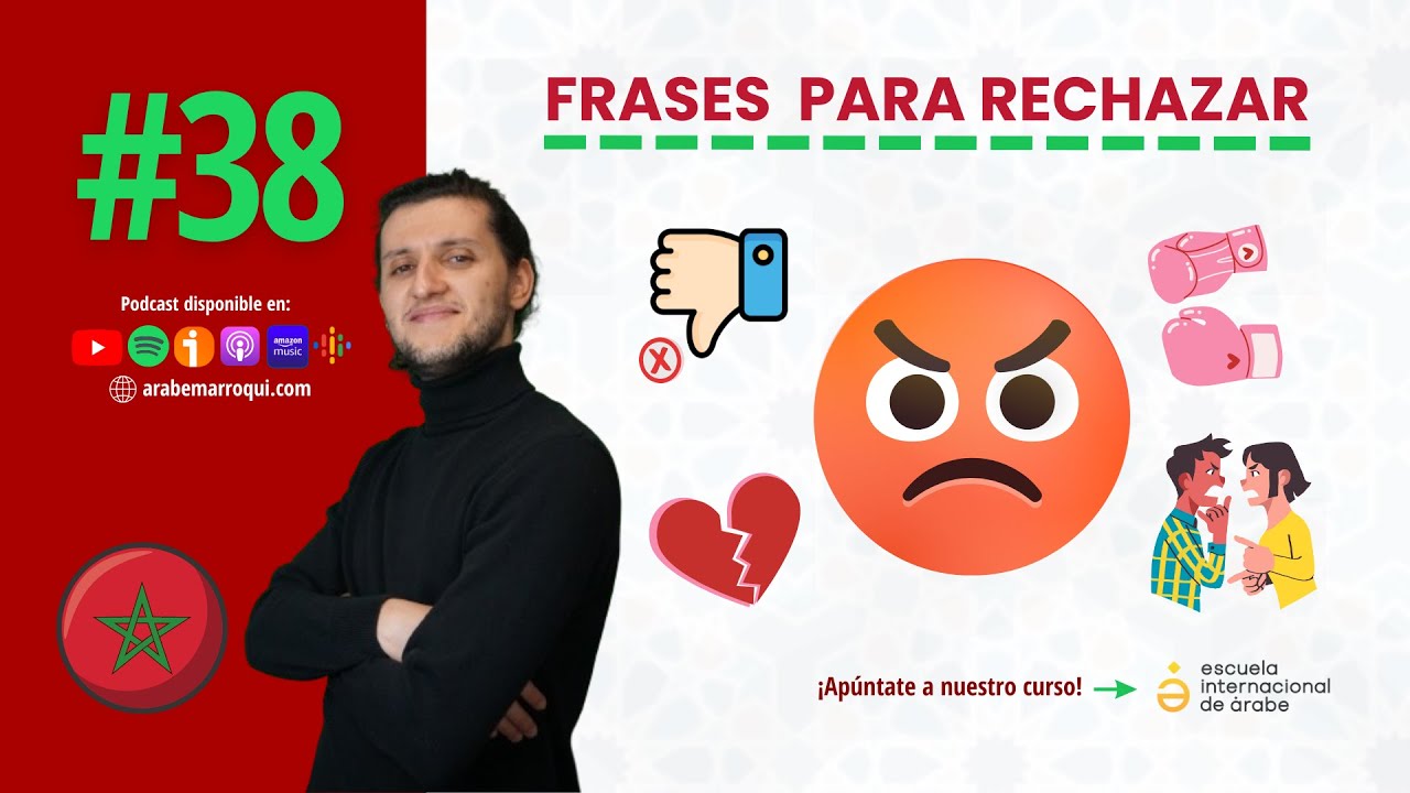 Frases para Rechazar en Árabe Marroquí Dariya / Darija 🇲🇦 #38