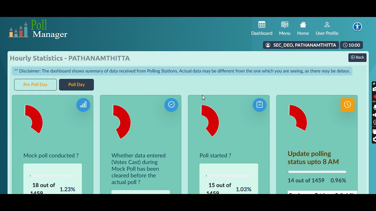 Poll Manager Portal Demo