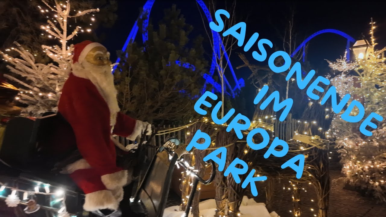 Europa Park Saisonende 2024 / 2025