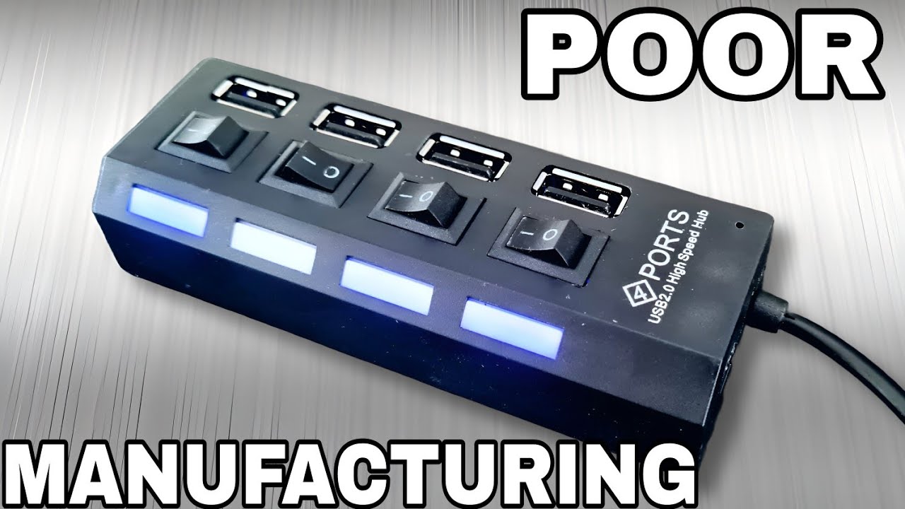 Another Amazon Cheap USB Hub - works intermittently - let's fix it
