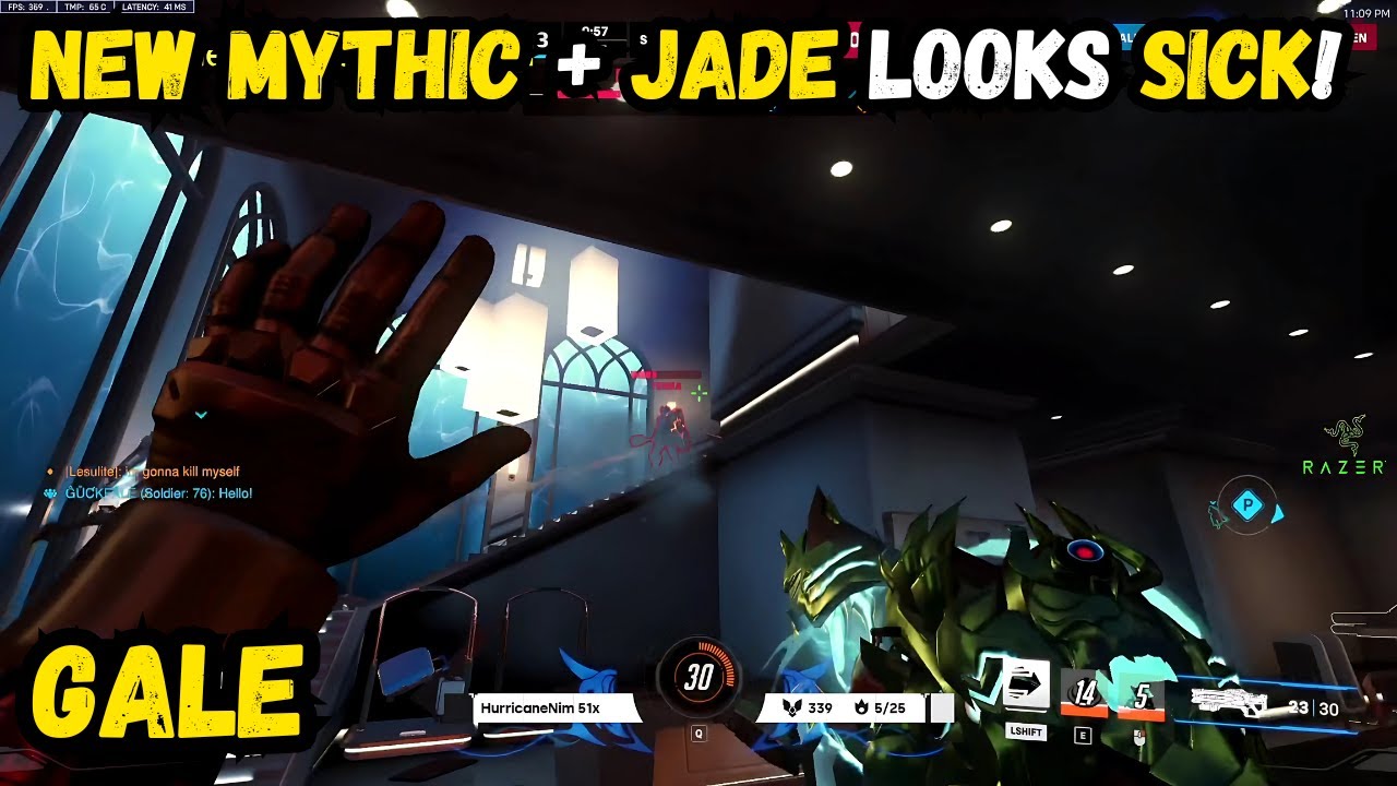*New Mythic Soldier:76 Gun* GALE TOP 500 SOLDIER:76 - OVERWATCH 2 SEASON 13