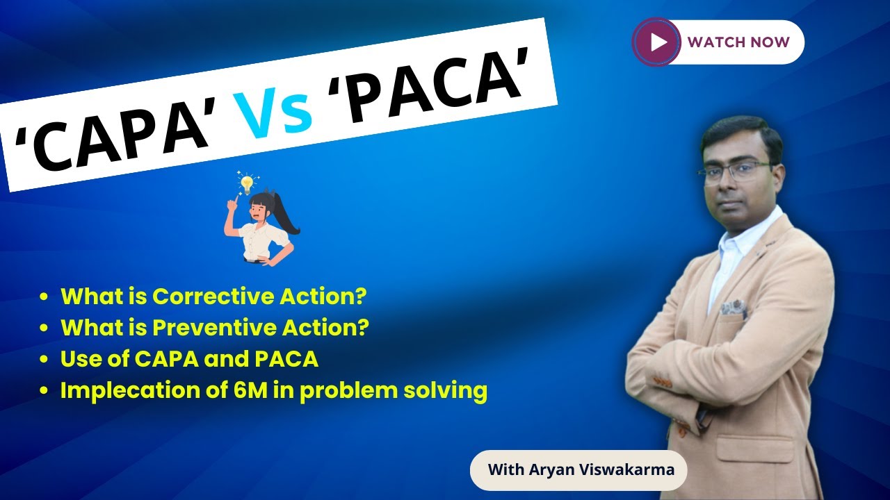 CAPA Vs PACA  | Corrective Action & Preventive Action | How do they work?