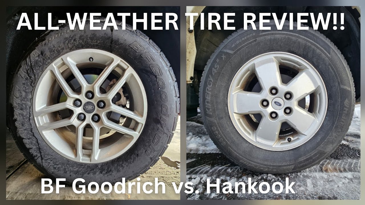 Сравнительный обзор всесезонных шин: BFG Advantage T/A и Hankook Kinergy 4sX.