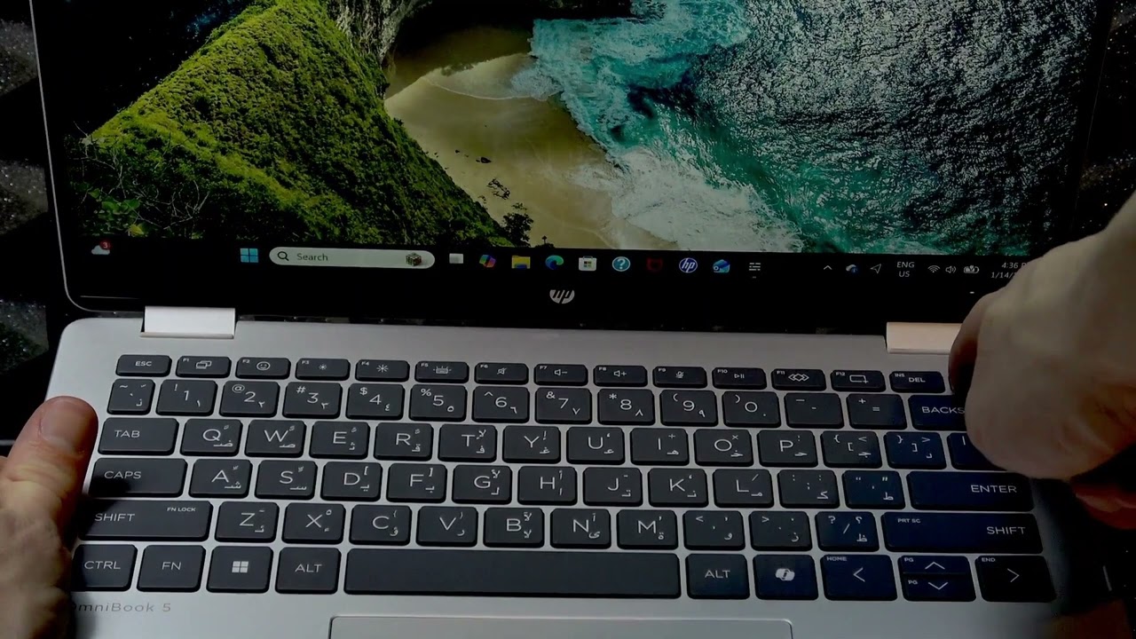 HP OmniBook Flip 5 – كيفية إصلاح الشاشة السوداء بعد السكون