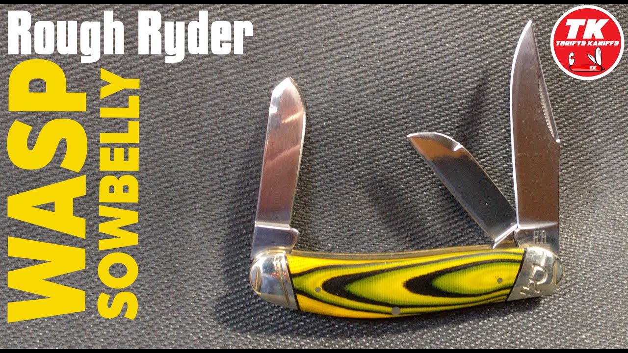 Rough Ryder Wasp Sowbelly Stockman Pocket Knife RR2262