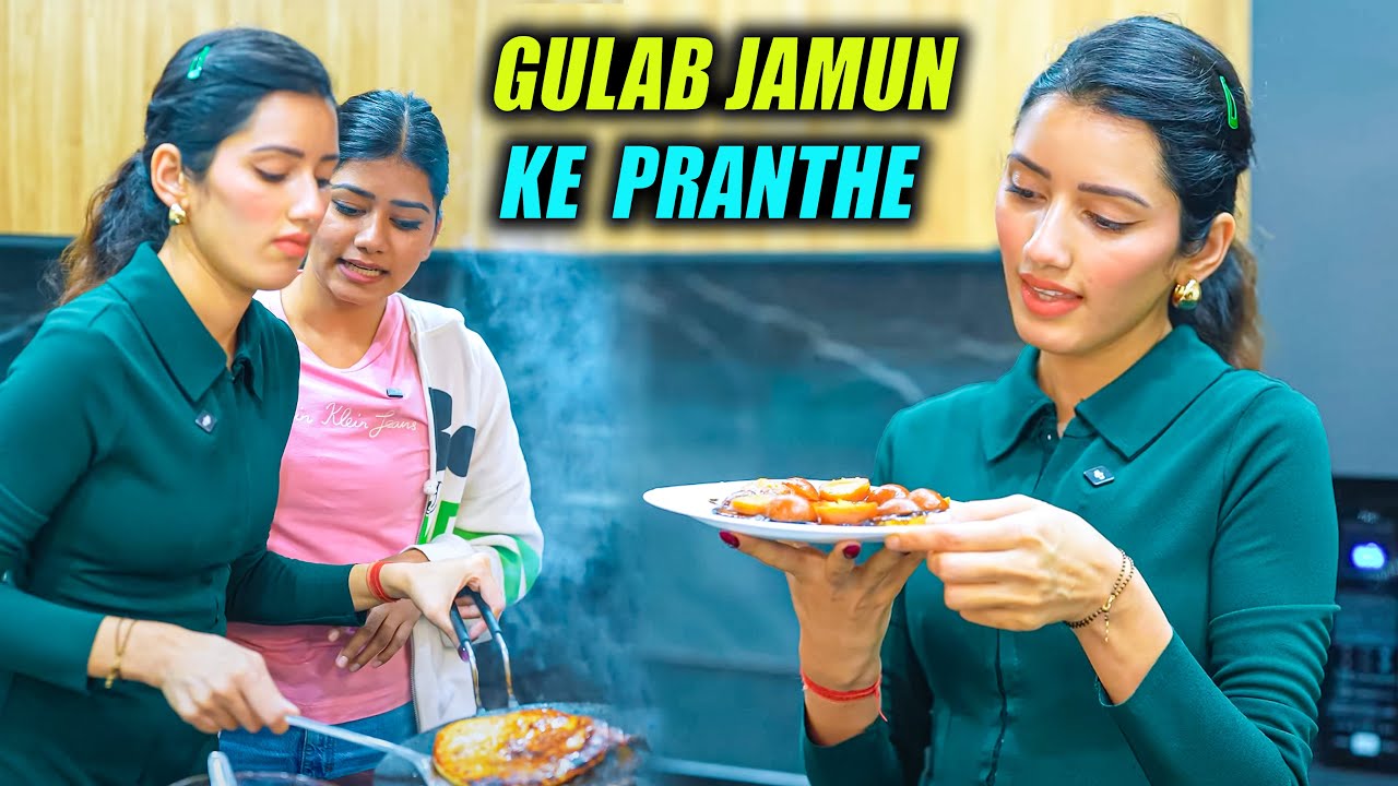 Neetu Bhabhi Ne Banaye Gulab Jamun Ke Pranthe 😳