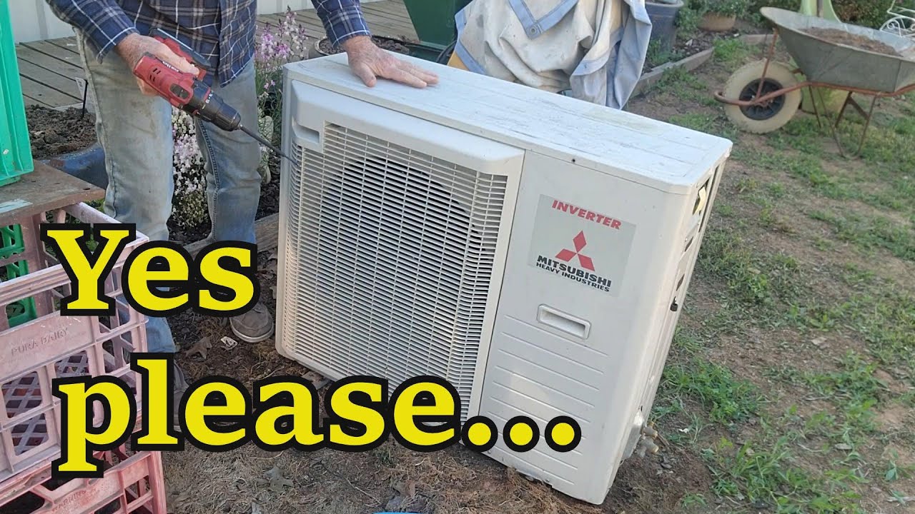 How to Scrap out a Mitsubishi Heavy Industries Split System Air Conditioner for Great Profits!