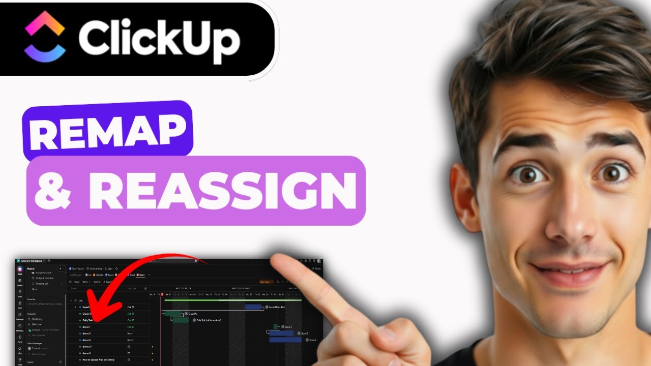 Как переназначить сроки выполнения и перераспределить задачи в ClickUp (самый простой способ) (Ру...