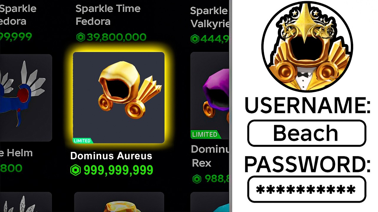 I Logged into THE RAREST ROBLOX ACCOUNT