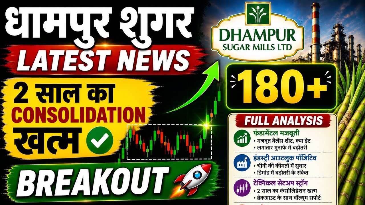 dhampur sugar latest news|dhampur sugar latest news today|dhampur sugar mill share analysis|breakout