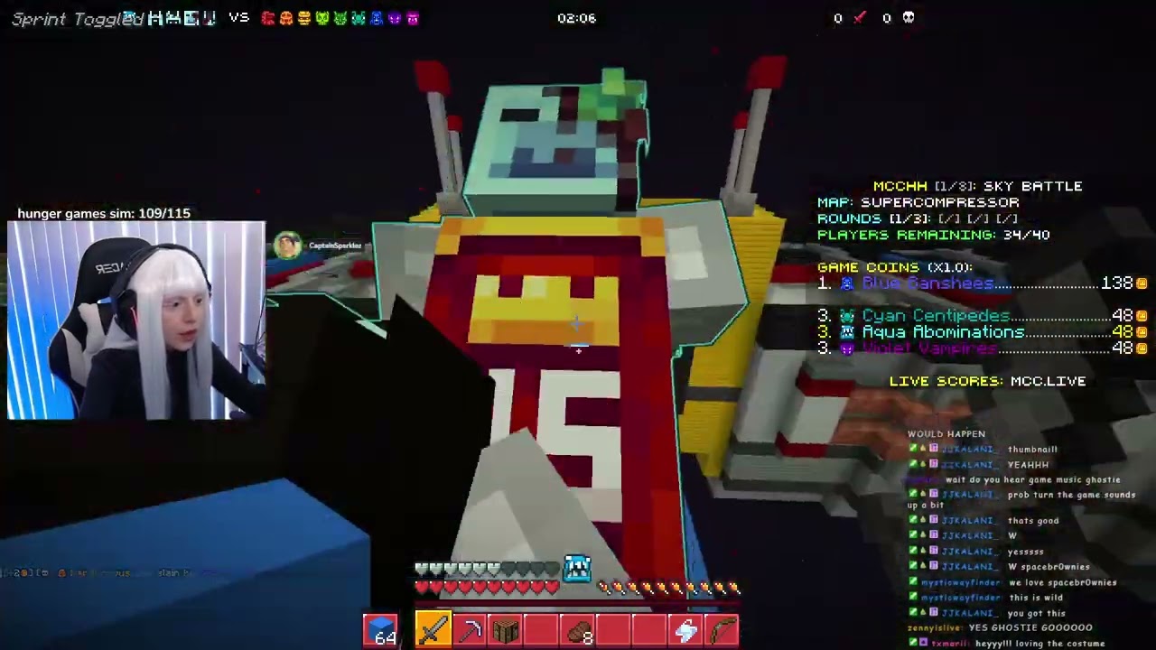 feinberg makes the smartest play in the history of minecraft events