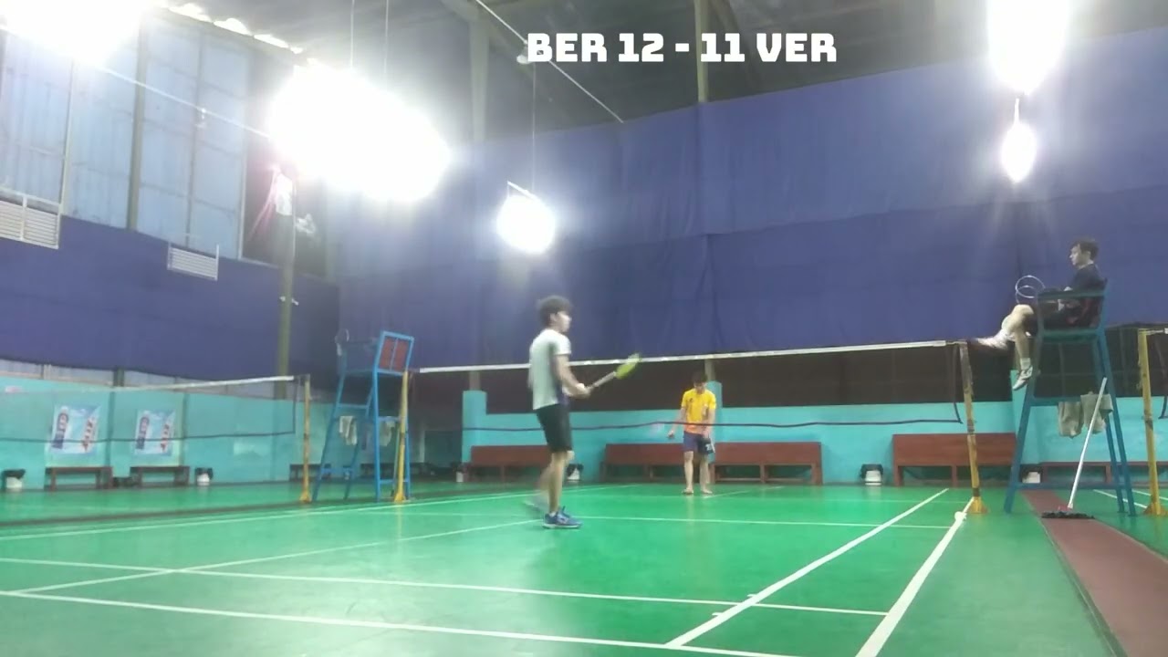 Main badmin bersama @bini6032 dan berwin