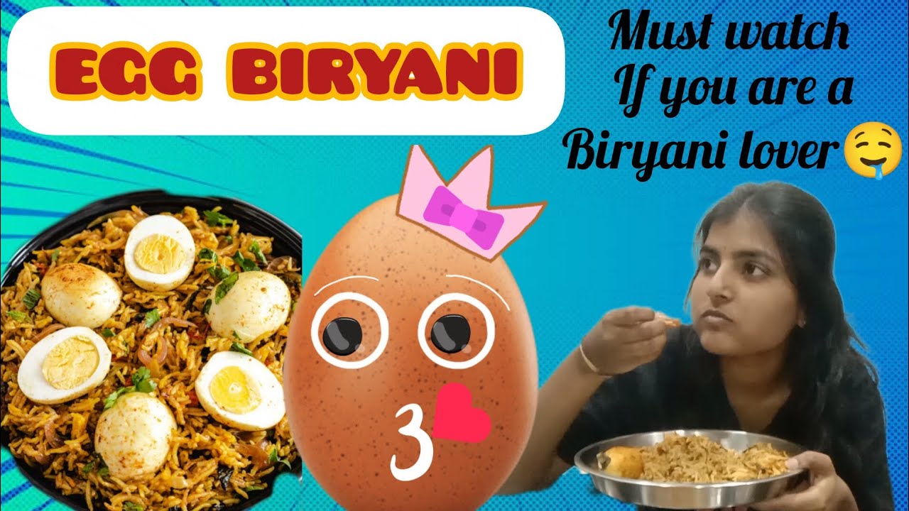 EGG BIRYANI |  MUST WATCH VIDEO FOR BIRYANI LOVERS | #eggbiryani #food #biryani #ragha 