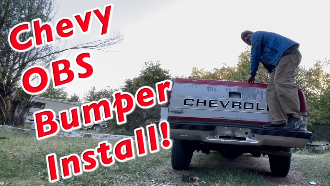 Chevy GMT-400 (OBS) Rear Bumper Install