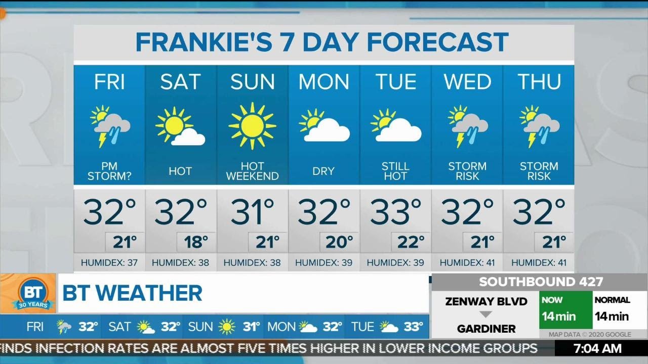 Toronto sizzles under a heat warning