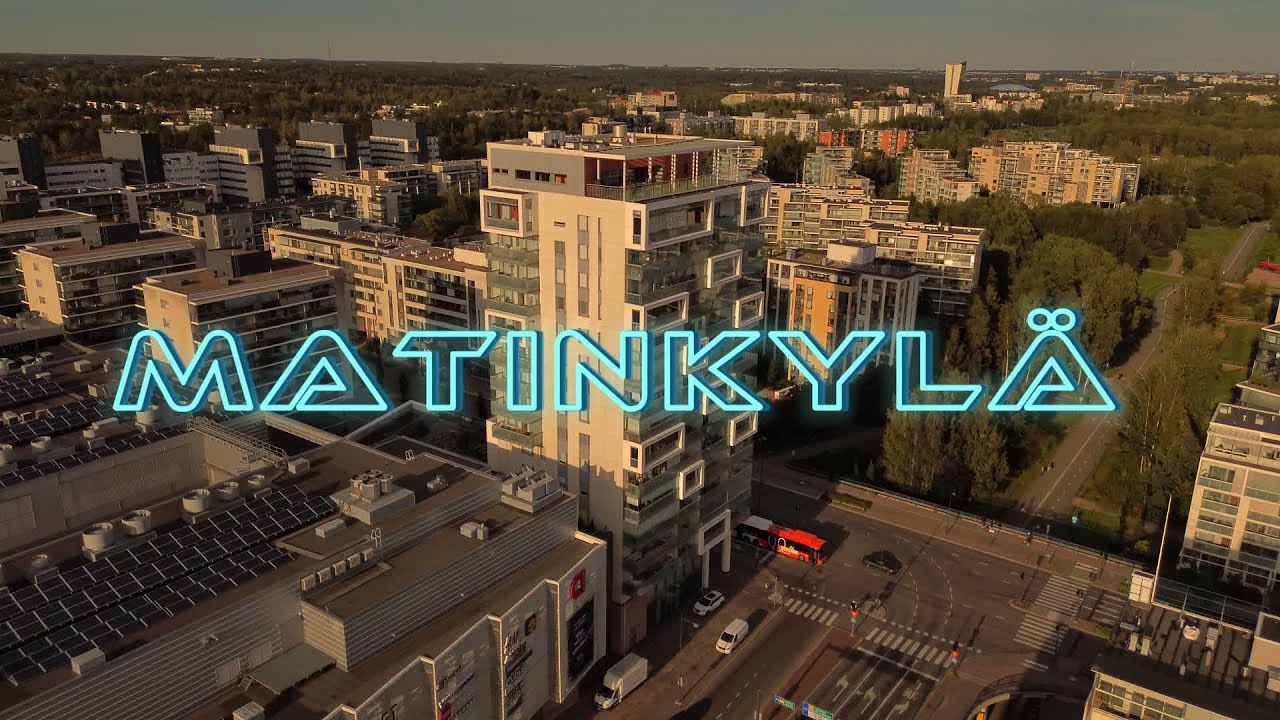 Drone Flight in Espoo Finland Matinkylä | Drone Video 4K | Dji Mini 3