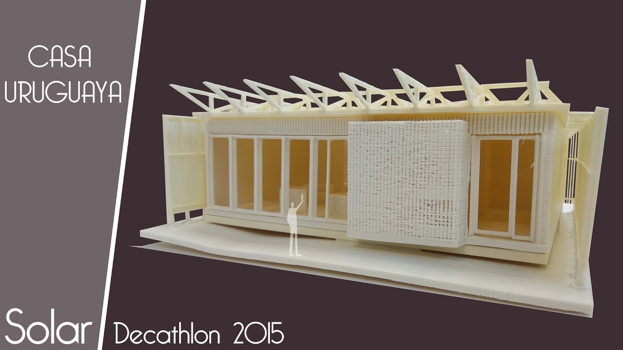 Casa Uruguaya proceso de impresión 3d en arquitectura