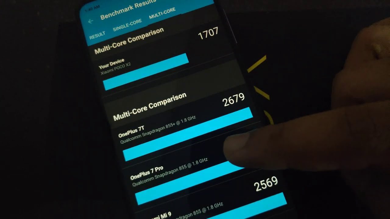 POCO X2 GEEKBENCH 5 SCORE AFTER MIUI 12 UPDATE | POCO X2 MIUI 12 GEEKBENCH5 SCORE |