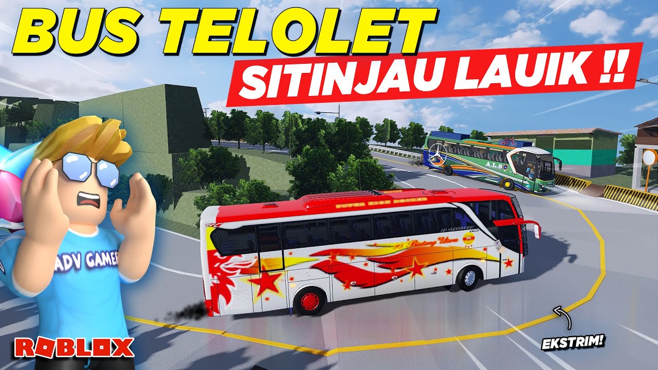 STUDY TOUR BUS TELOLET BASURI KE TANJAKAN SITINJAU LAUIK !! ROLEPLAY BUS INDONESIA - Roblox