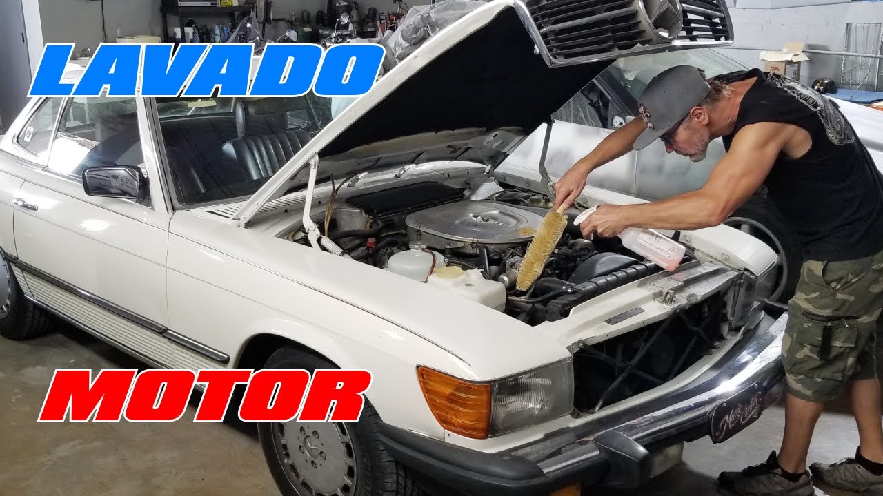 Como LAVAR un motor correctamente !! Mercedes 380 SL R107 Muchos Tips !   /  MAGIC CUSTOM By Lele'