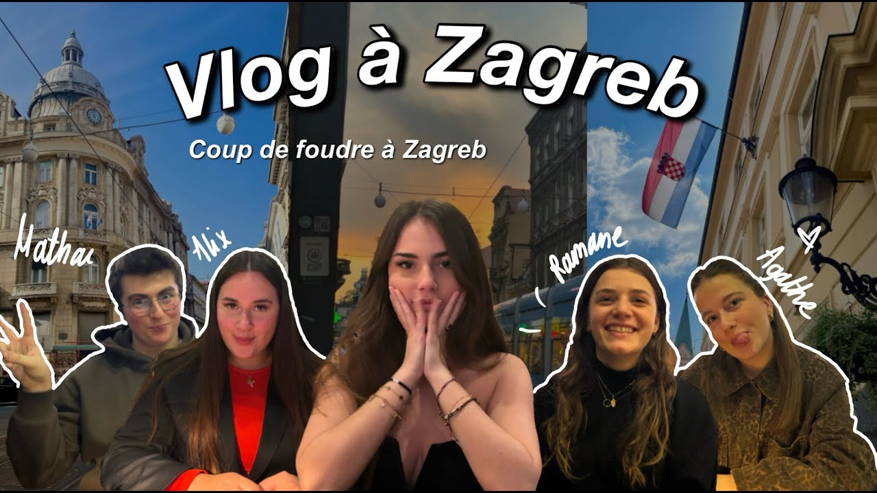 Coup de foudre à Zagreb - Vlog à Zagreb épisode 1