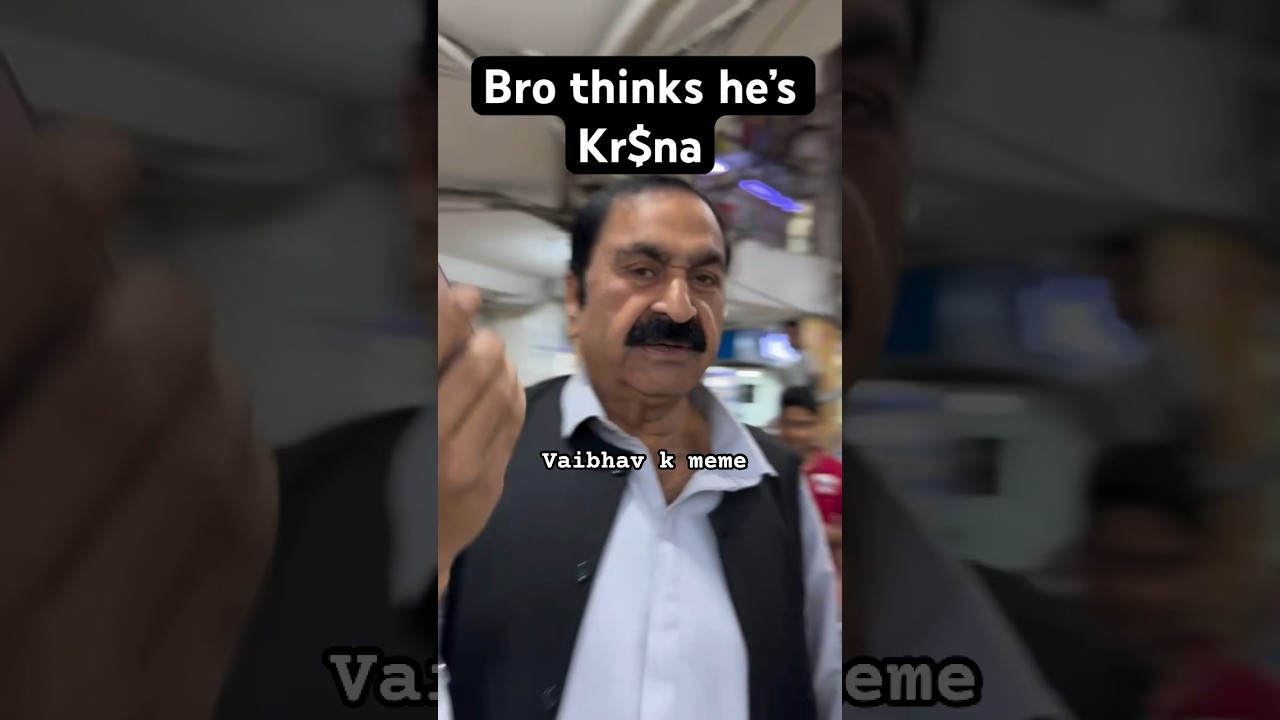 Bro thinks he’s krsna | Hola Amigo kr$na seedhe maut  