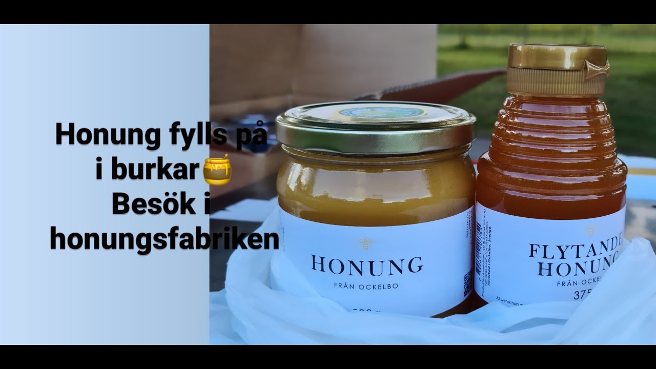 Vi tappar upp Honungen på Burkar