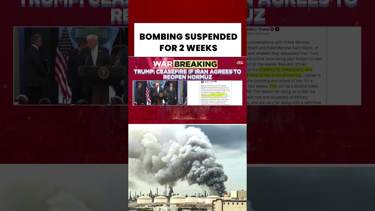 US Iran War Ceasefire: Bombing Suspended for Two Weeks as Iran&ndash;U.S. Ceasefire Begins #usiranwar