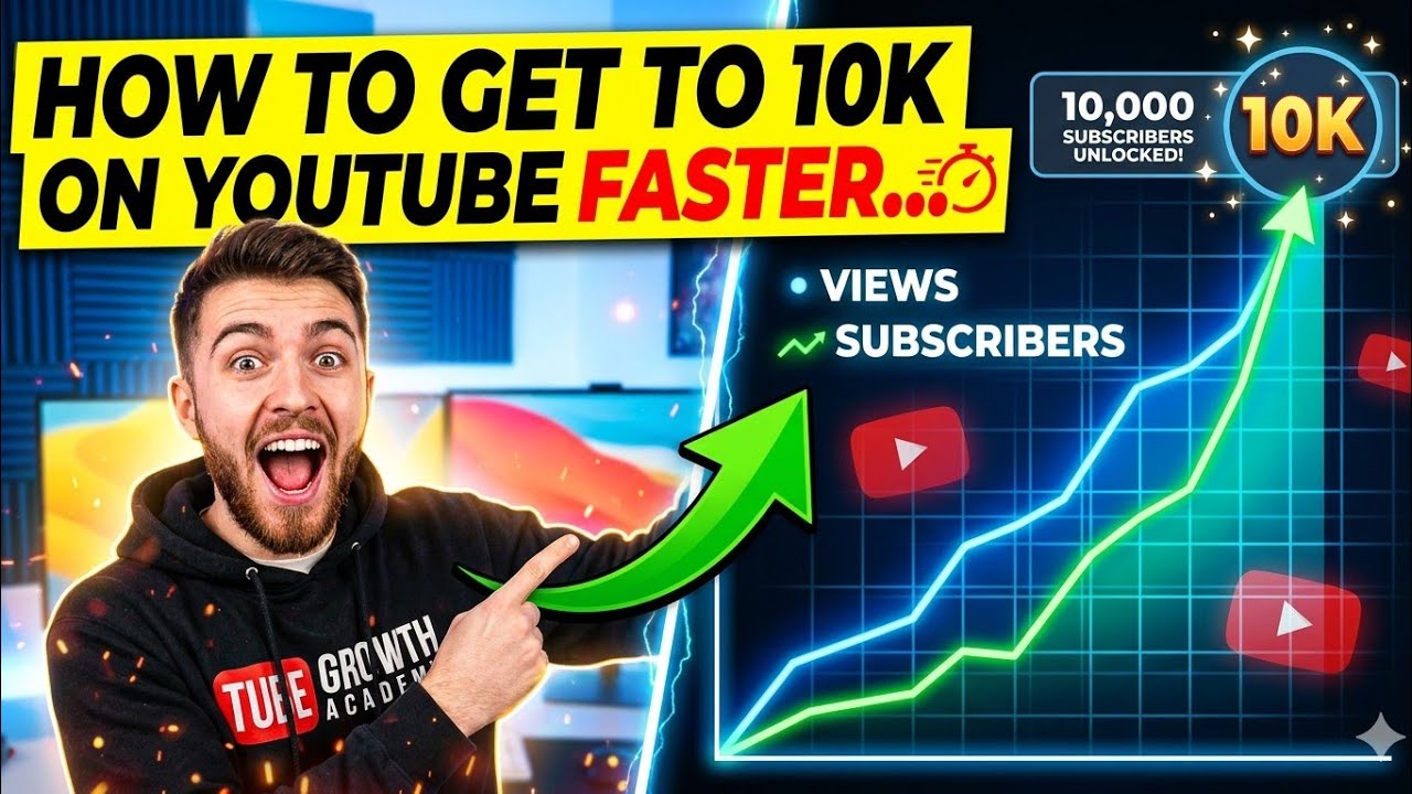 How to Hit Your First 10K Subscribers FAST | No Luck Needed