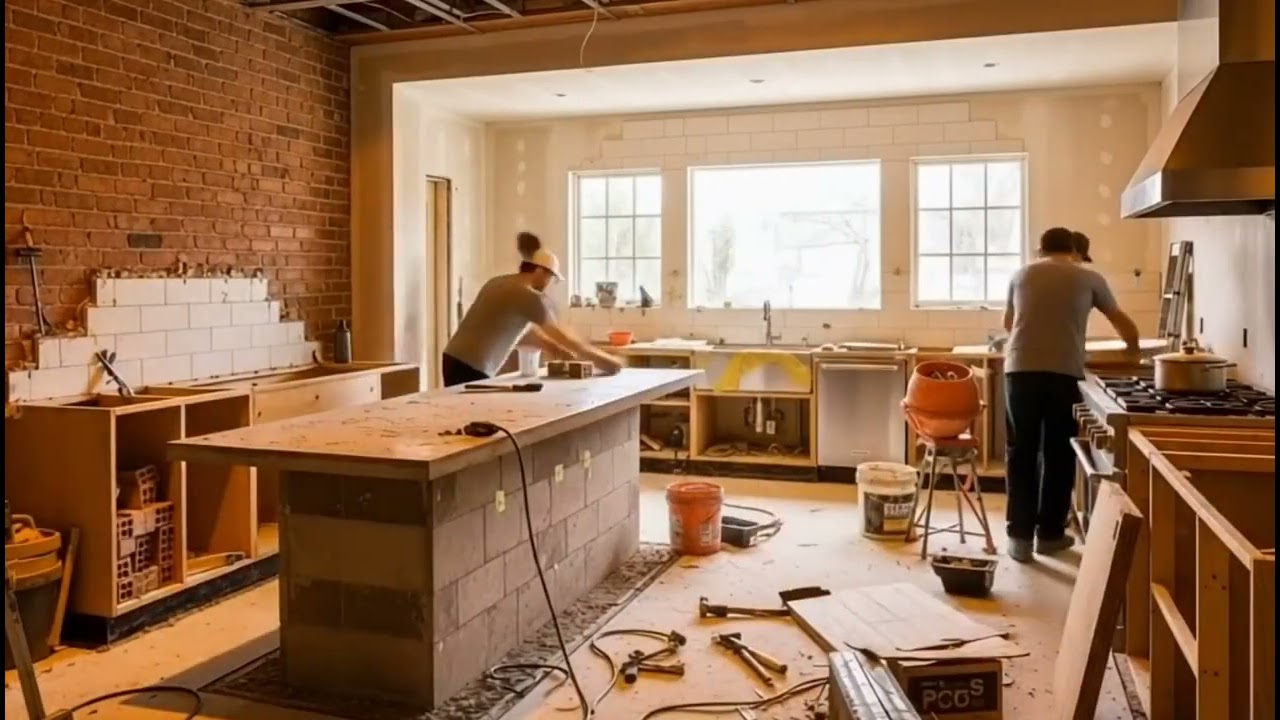 Luxury Kitchen Exposed Brick ChicDesign 