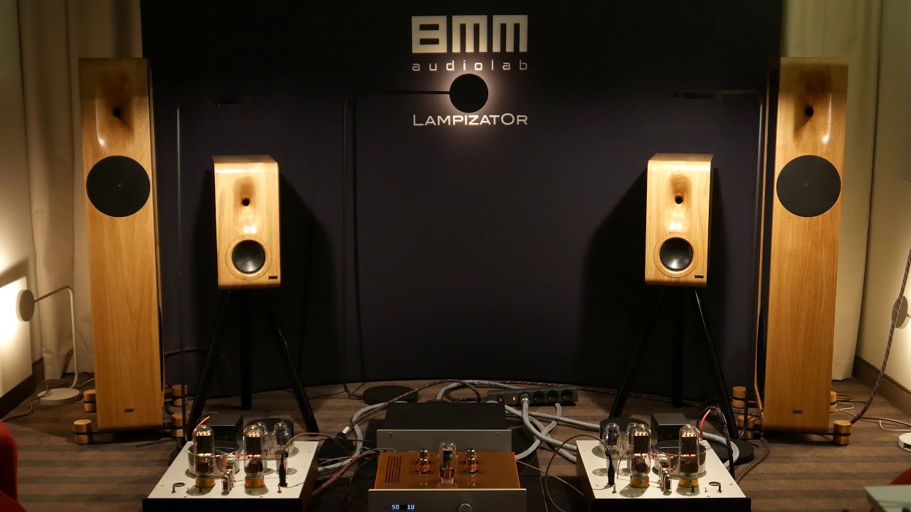 8MM audiolab and LampizatOr Golden Gate Pacific tube amplifiers
